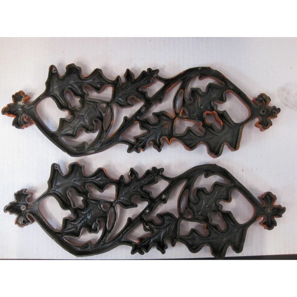 Vintage 1970s Indoor/Outdoor Retro Modern Wall Hangings Leaves 18” x 5.75" (6) - Picture 5 of 6